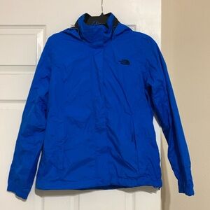 Blue North Face Rain Jacket Women's Size Medium